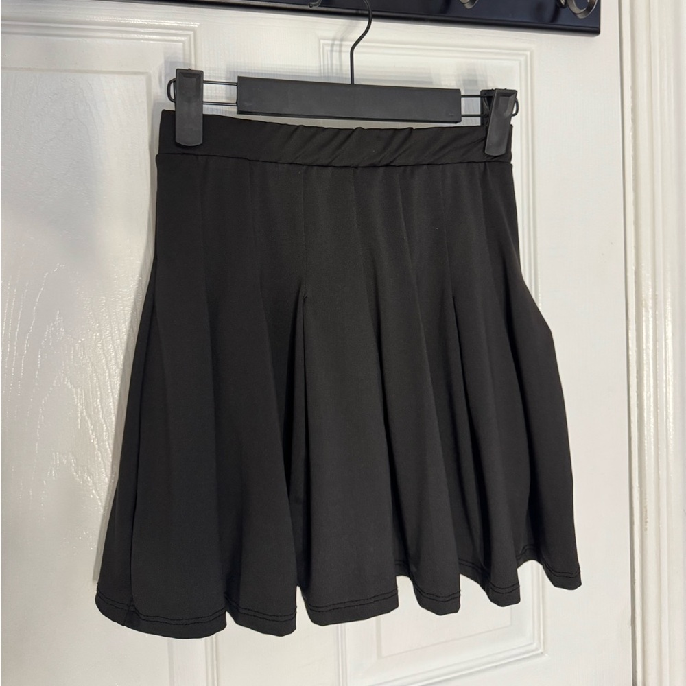Altar’d State Revival Black Pleated Tennis Skort